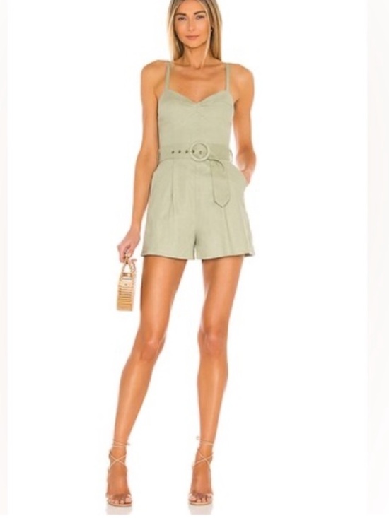 House of Harlow 1960 Pants - HOUSE OF HARLOW 1960 x REVOLVE Nicola Romper in Sage Green Medium NWT